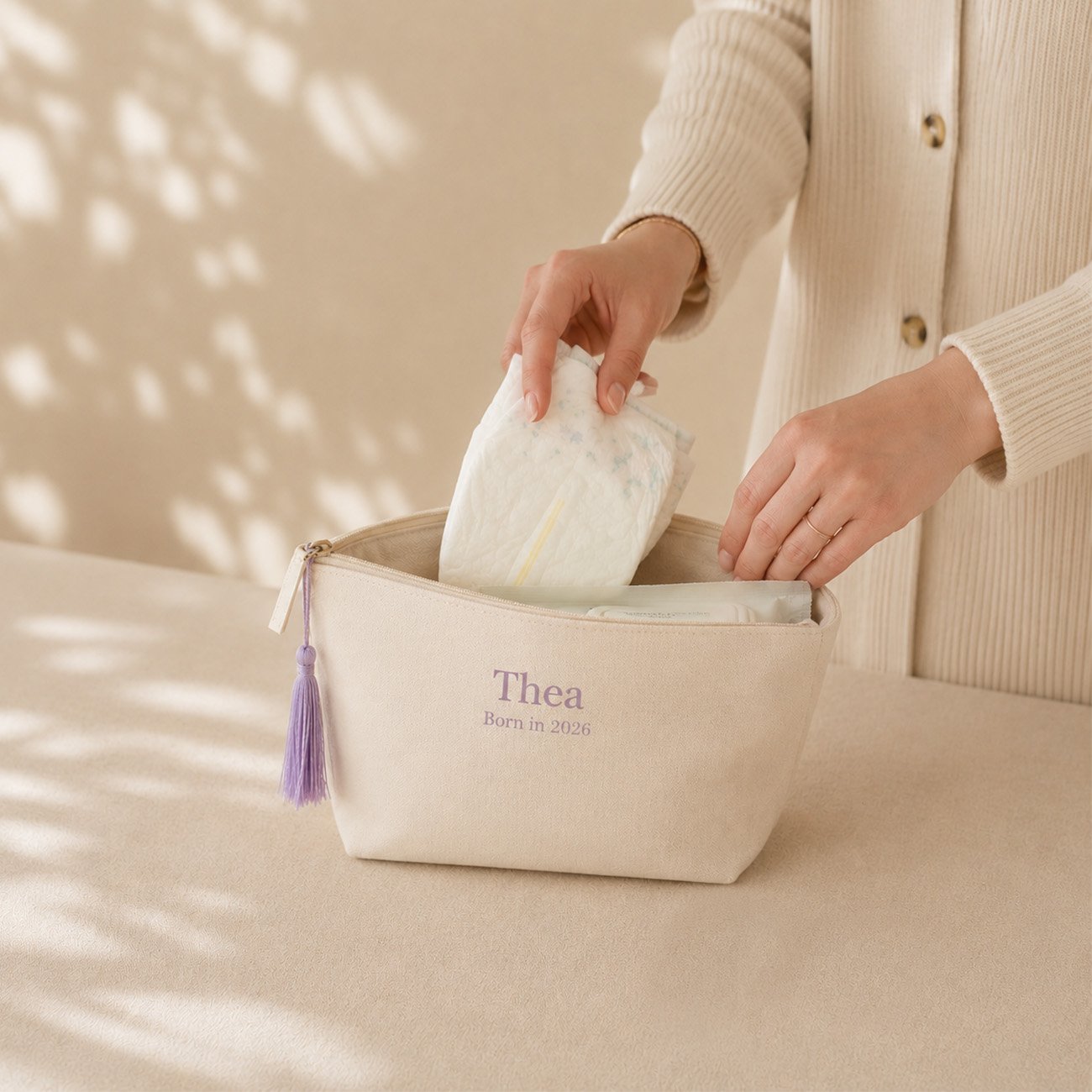 Personalised New Baby Gift Set – Organic Skincare & Nappy Bag 4 Personalised New Baby Gift Set – Organic Skincare Nappy Bag9
