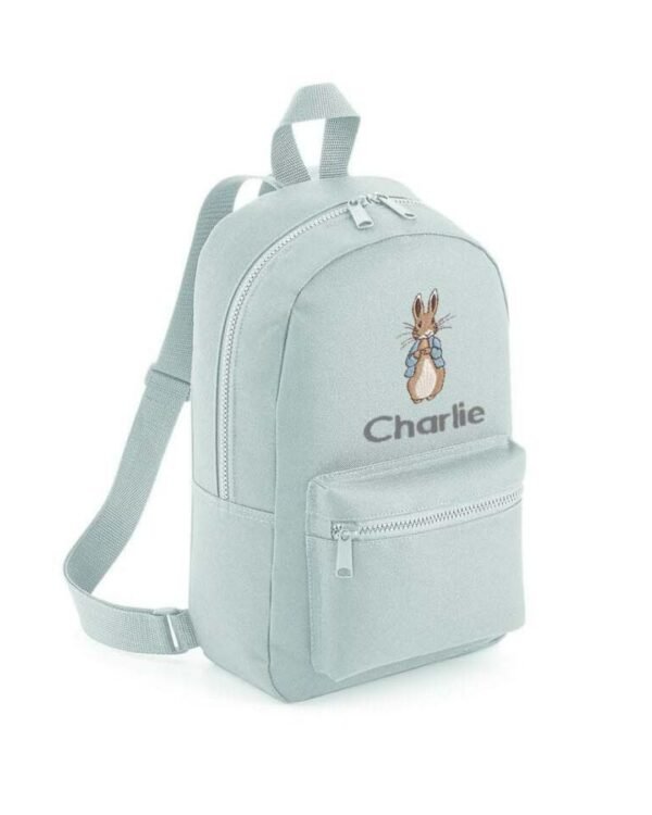 Personalised Peter Rabbit Backpack - grey