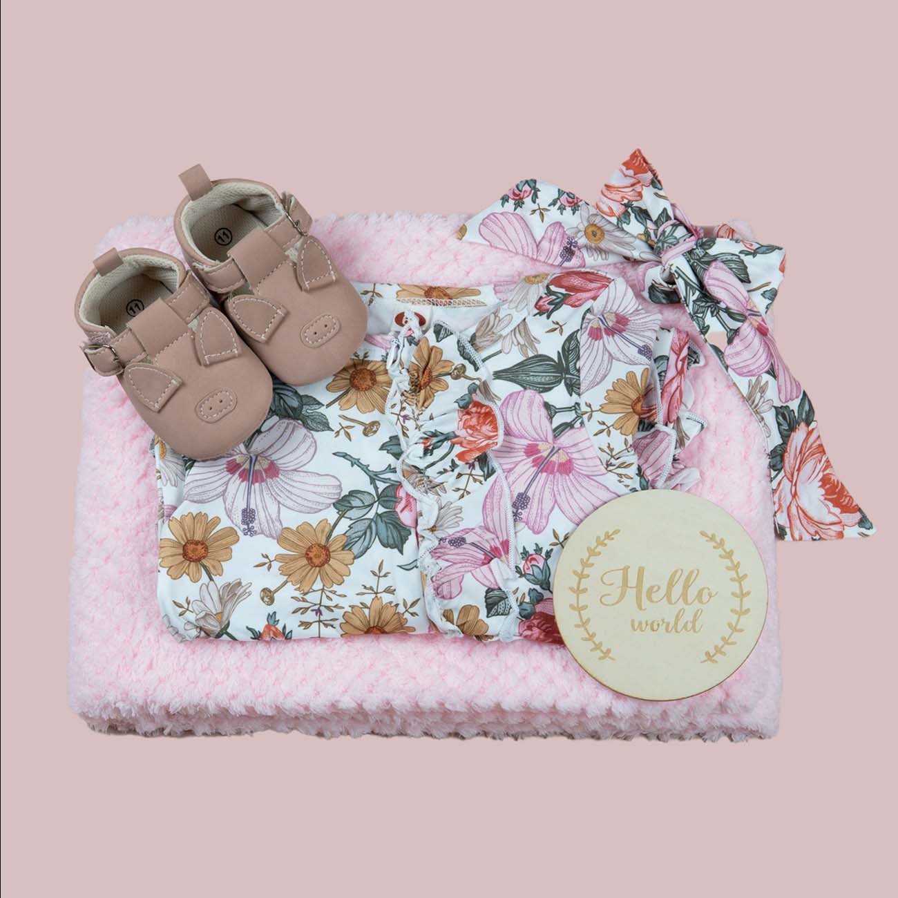 Birth Announcement Gift Set | Pink Dreams