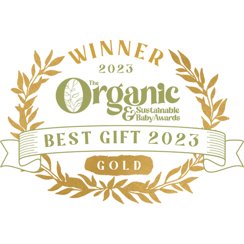 Organic & Sustainable Baby Awards Gold Winner 2023