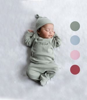New Baby Sleepsuit and Hat Set | OEKO-TEX Certified