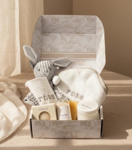 Their First Bath - Organic Newborn Bath & Bedtime Gift Set